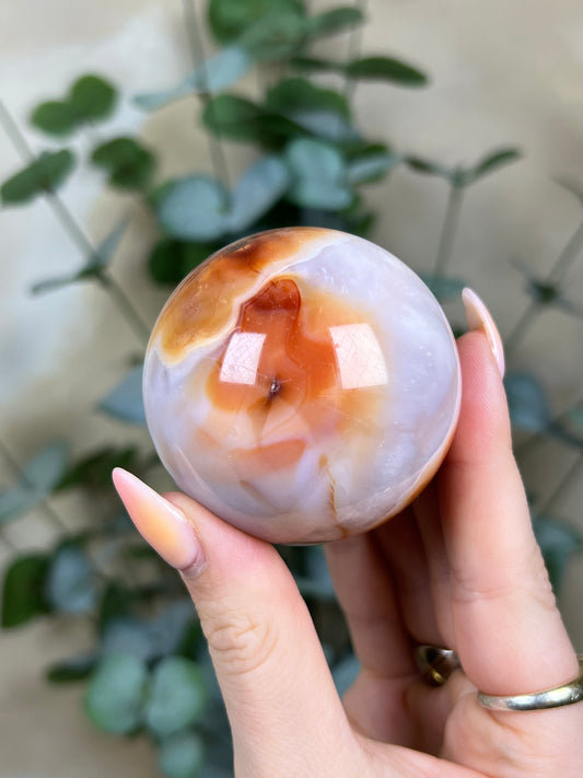 Carnelian Sphere, Brazilian (47AD)