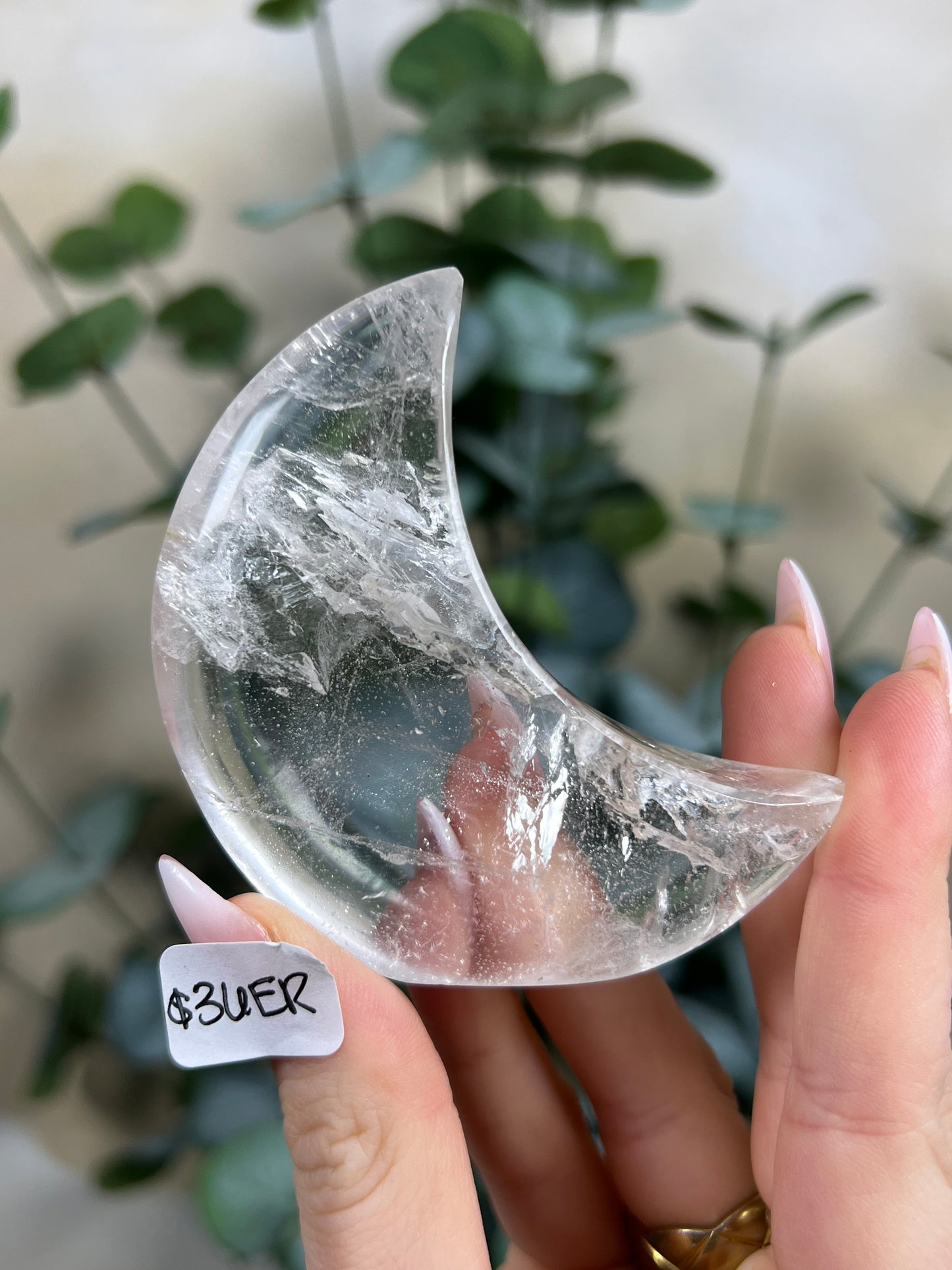 Clear Quartz Standing Moons (35EM, 36ER)