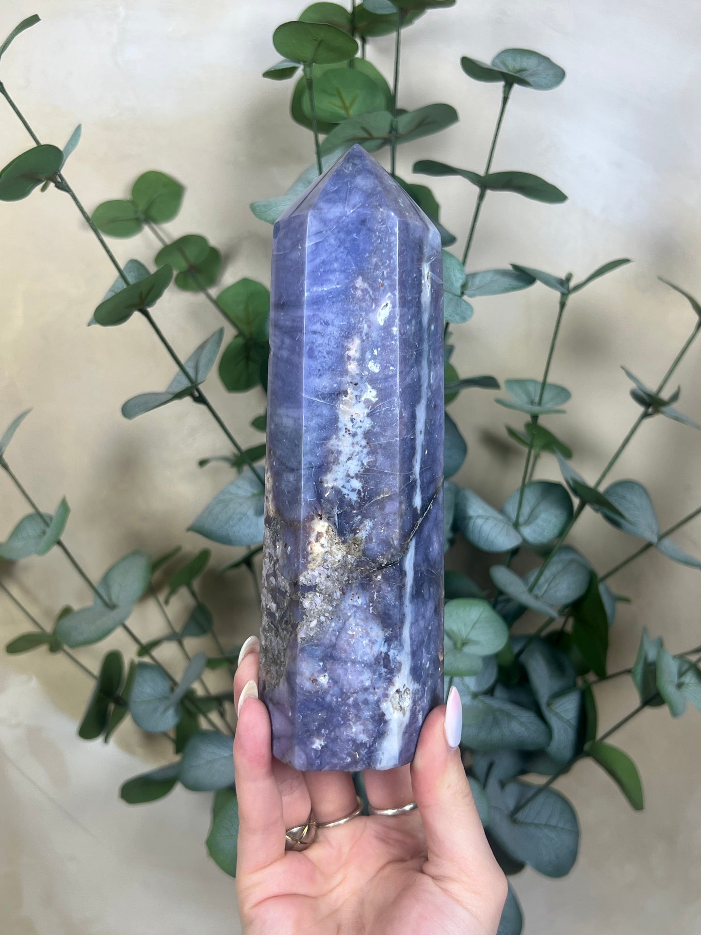 Violet Agate Tower (85AA)