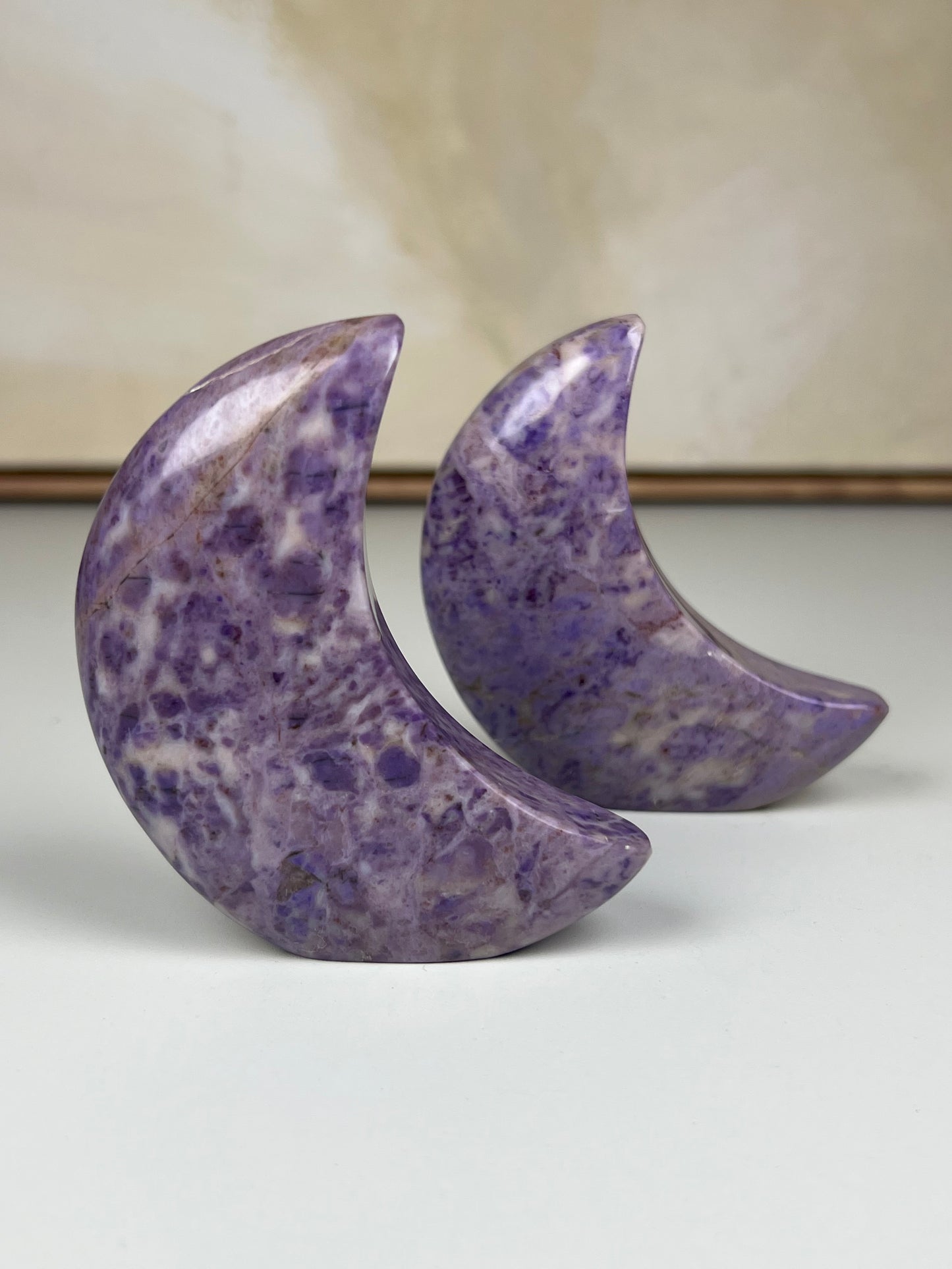 Lavender Jade Standing Moons (48EM, 48EN)