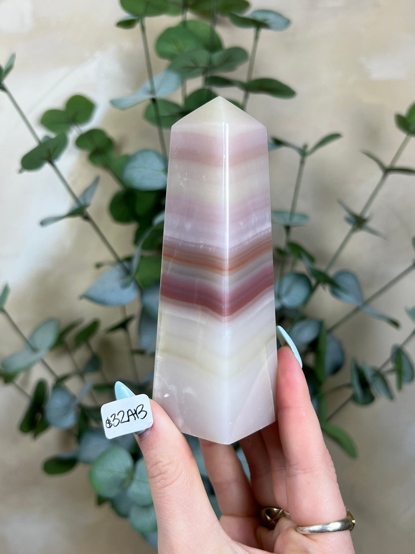 Pink Banded Calcite Towers (32AB-36AC)