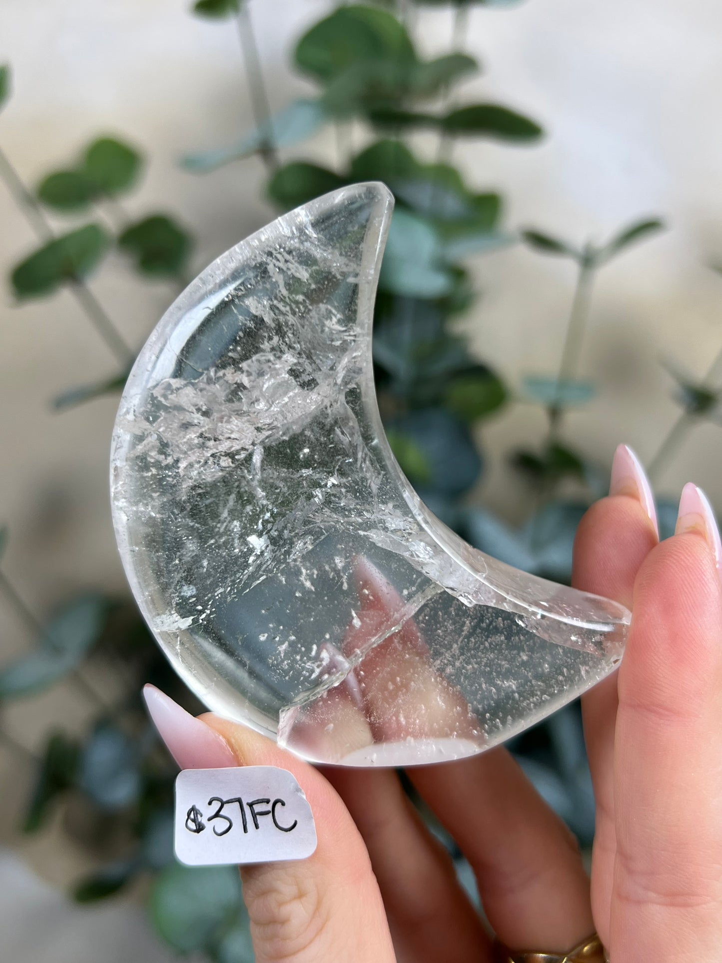 Clear Quartz Standing Moons (37FA, 37FC)