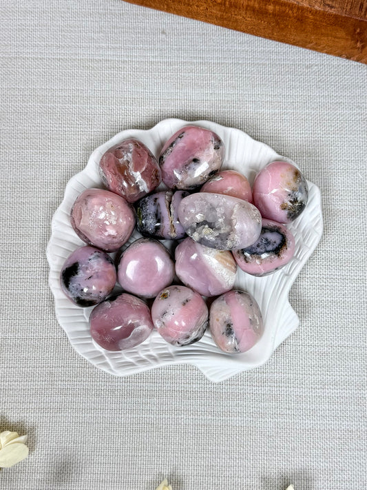 Pink Opal Tumbles