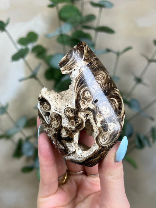 Chocolate Calcite Flame (20AF)