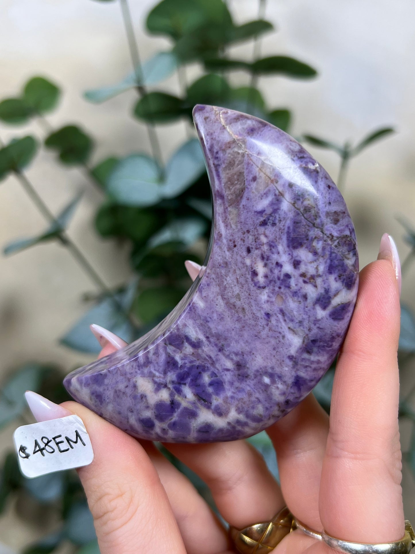 Lavender Jade Standing Moons (48EM, 48EN)