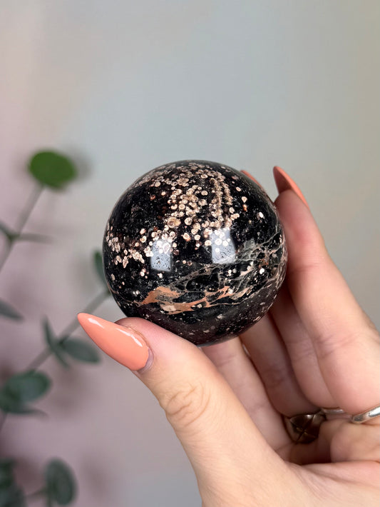 Orbicular Rhyolite Sphere (20BD)