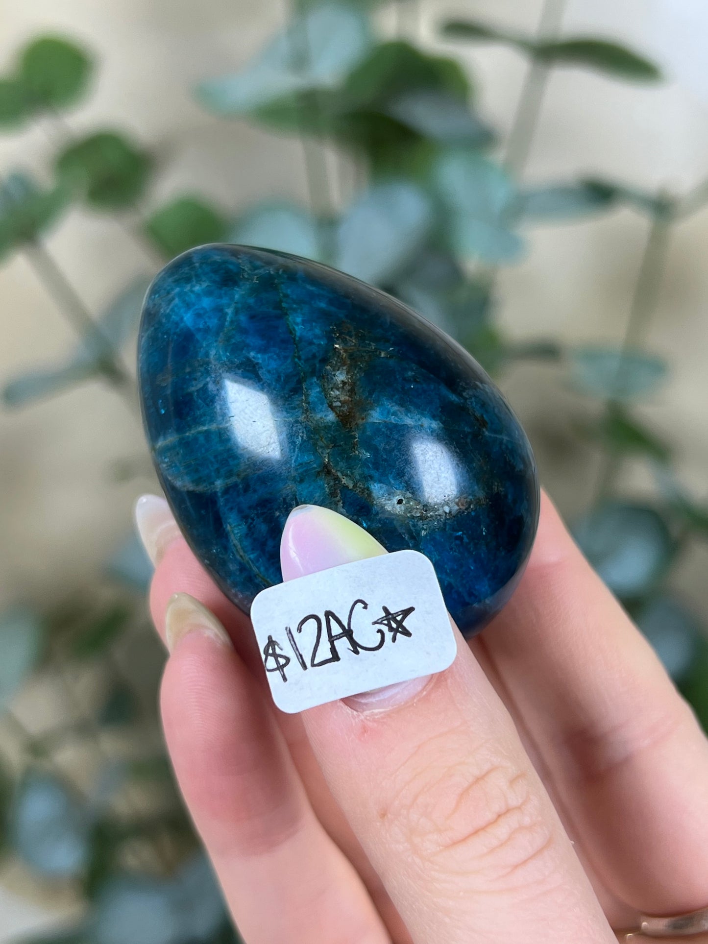 Blue Apatite Eggs (11AB, 12AC)