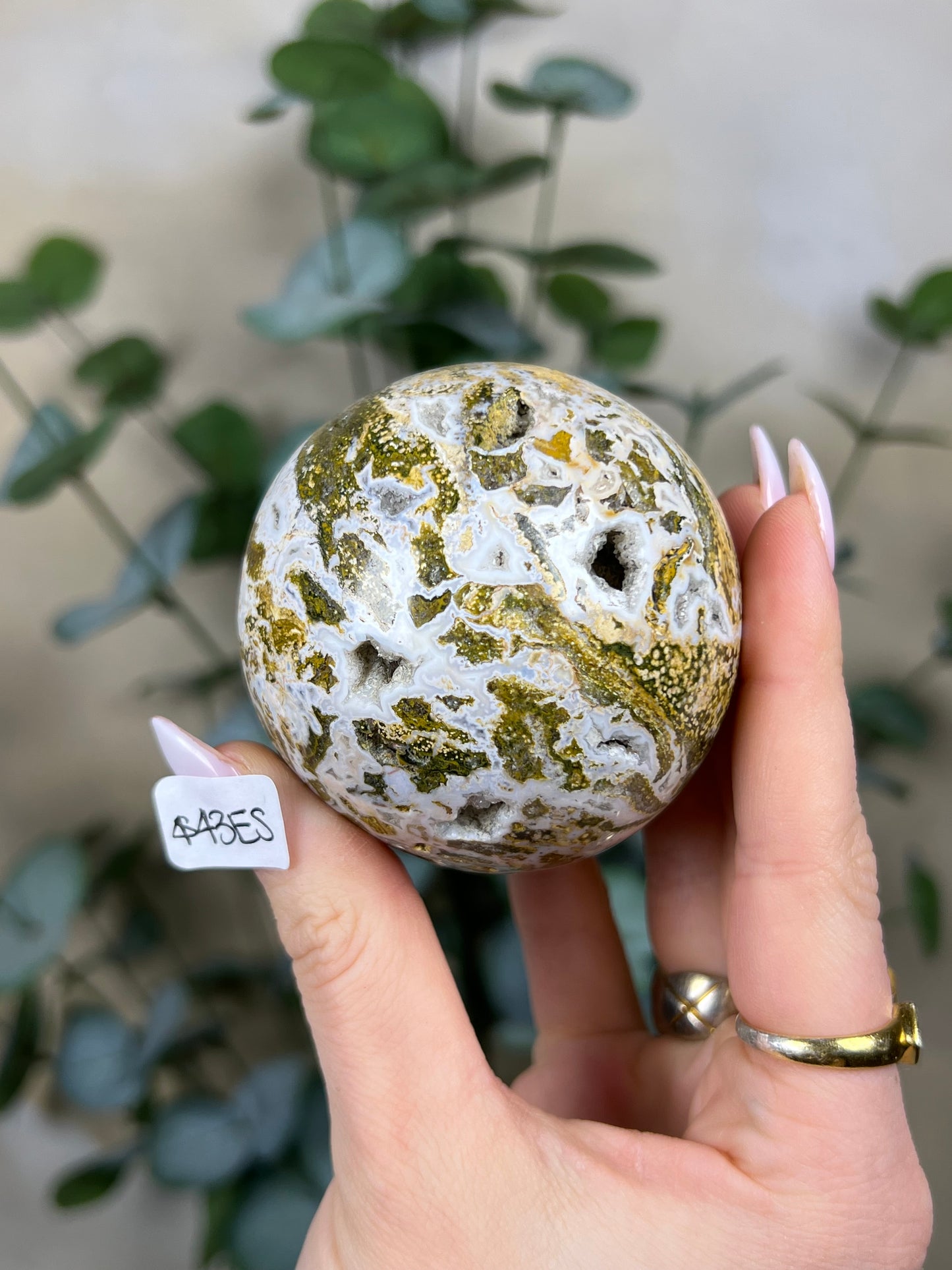 Cosmic Jasper Spheres (43ES, 45EQ)