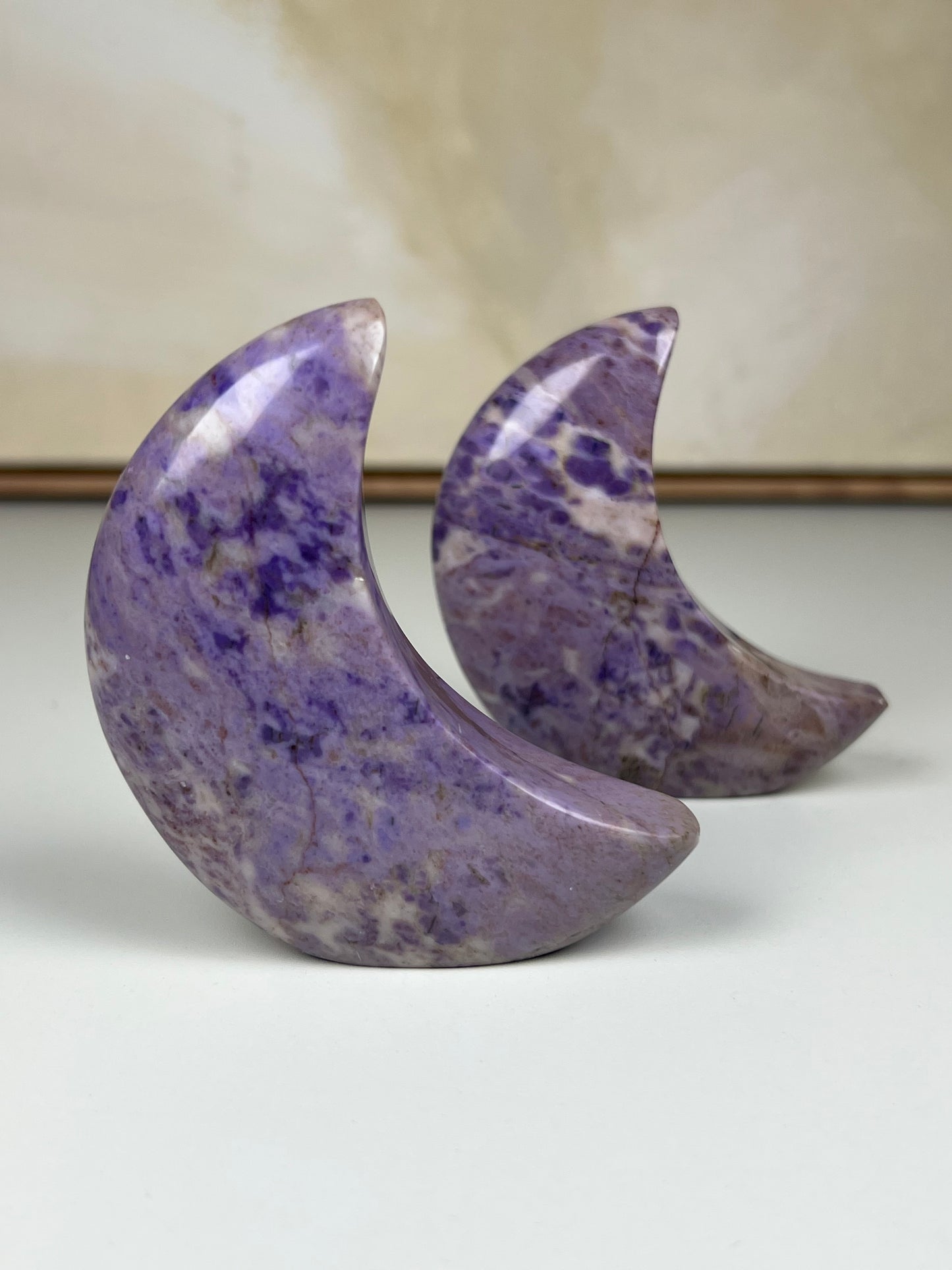 Lavender Jade Standing Moons (53EP, 53EQ)