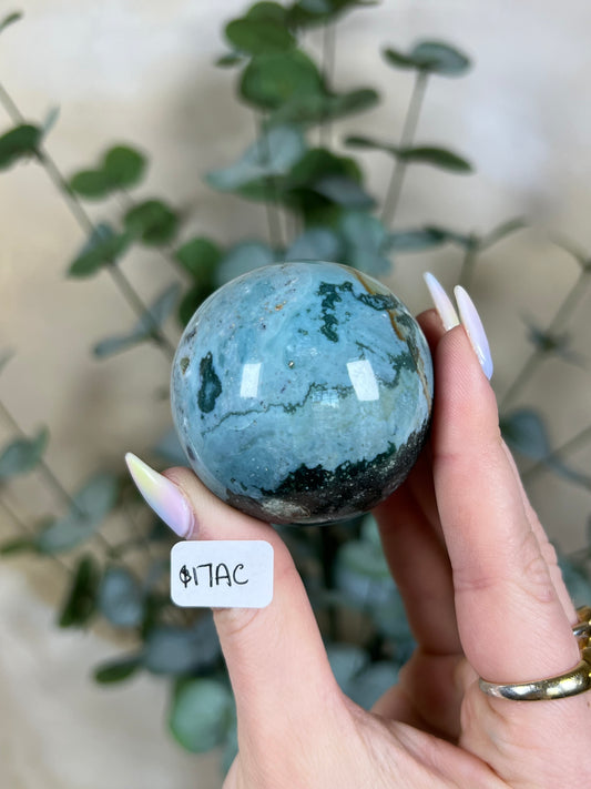 Sea Jasper Spheres (17AC, 29AB)