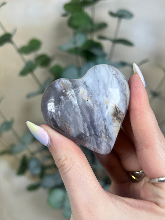 Andean Opal Heart (26AD)
