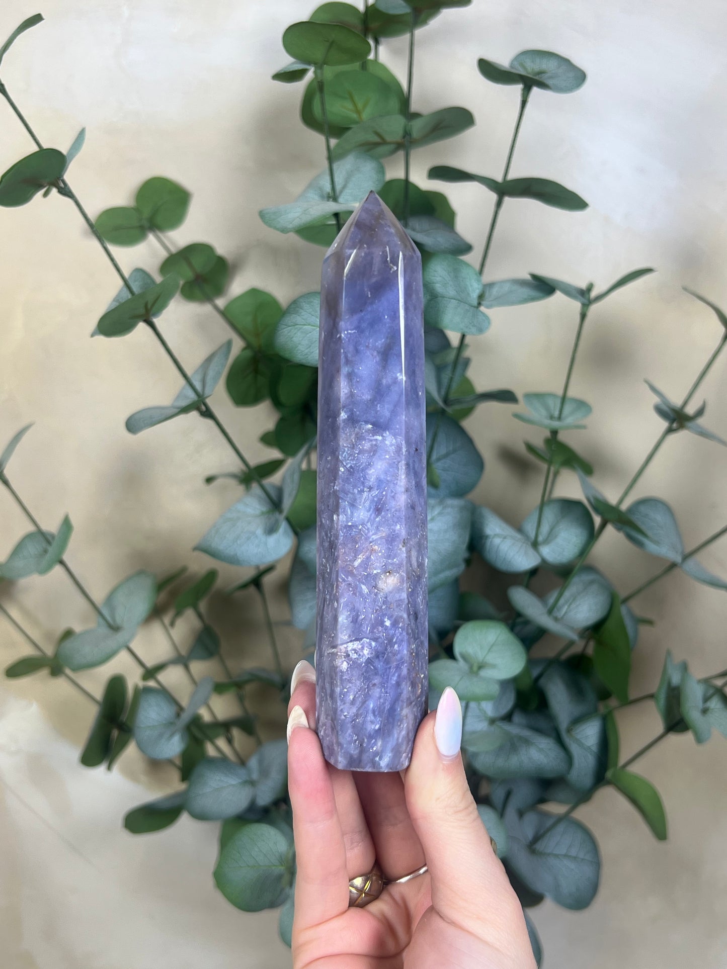 Violet Agate Tower (22AA)