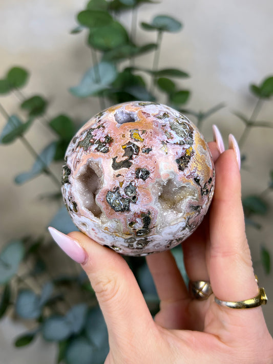 Cosmic Jasper Sphere (114EC)