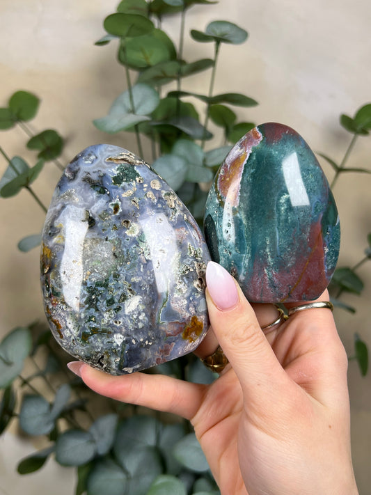 Sea Jasper Freeforms (18HA, 26GB)