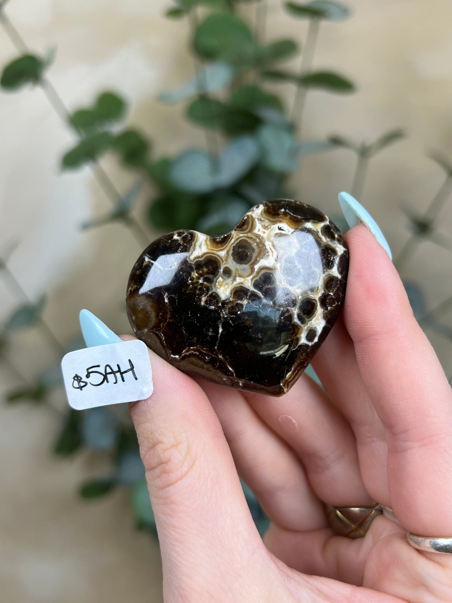 Chocolate Calcite Hearts (5 options)