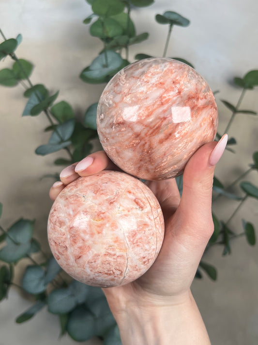 Pink Marble Spheres (intuitive)
