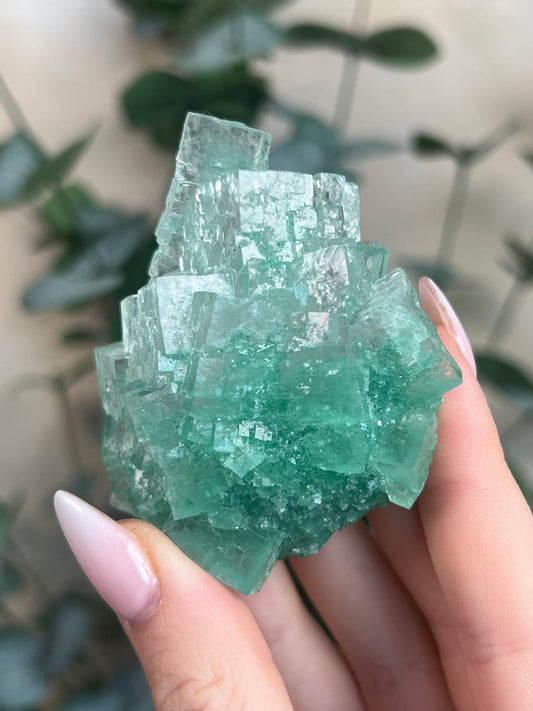 Green Halite with Display Stand (131KA)