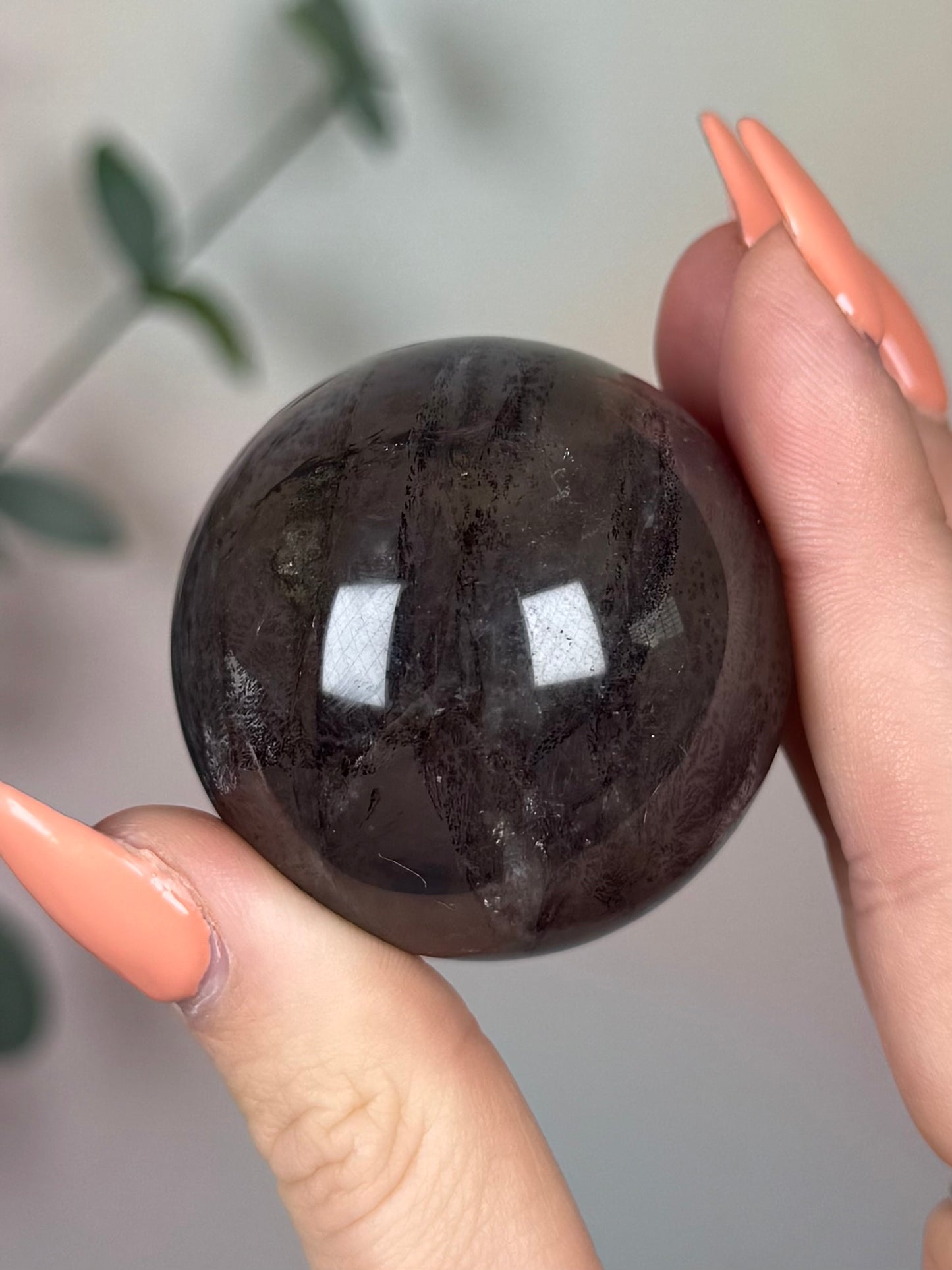 Dendritic Quartz Sphere (119AA)