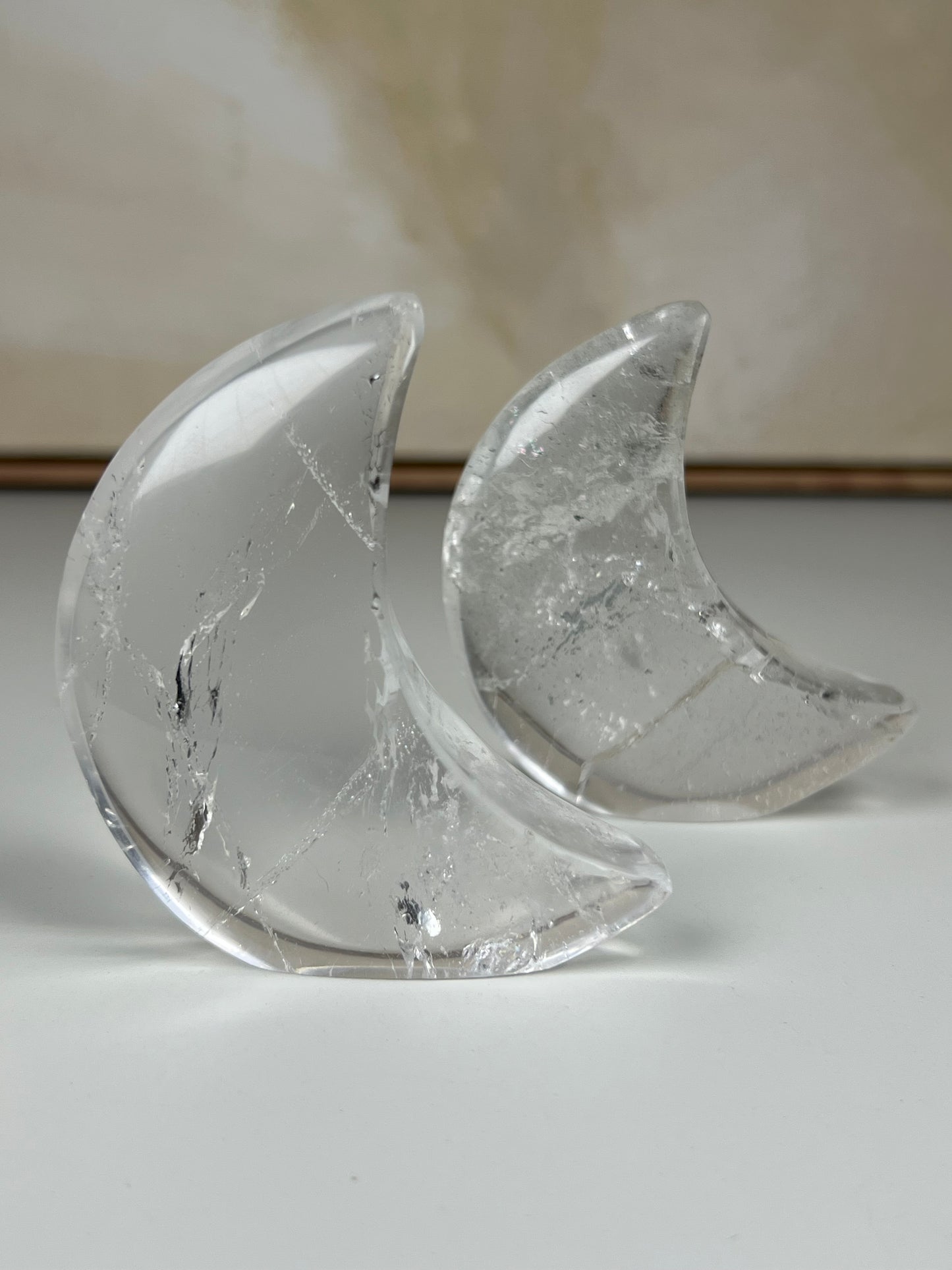 Clear Quartz Standing Moons (37FA, 37FC)