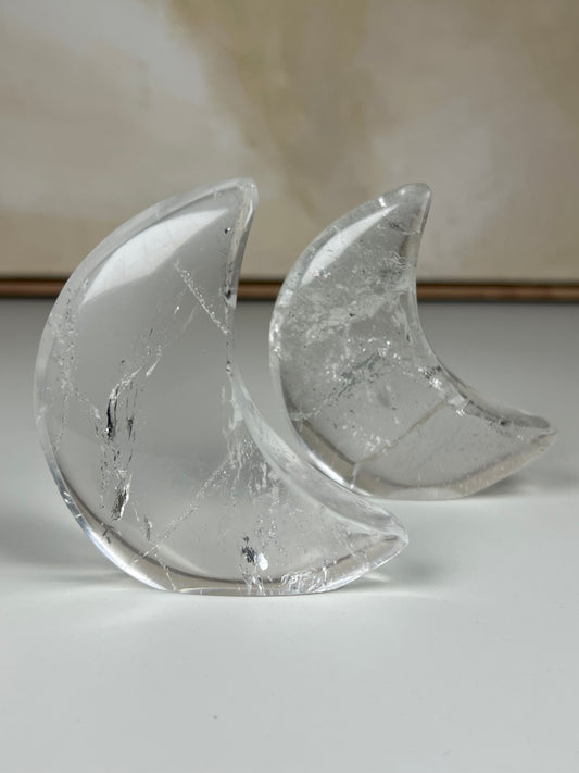 Clear Quartz Standing Moons (37FA, 37FC)