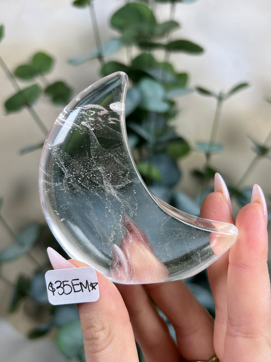 Clear Quartz Standing Moons (35EM, 36ER)