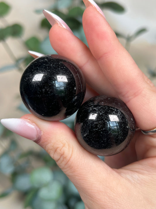 Black Tourmaline Mini Sphere