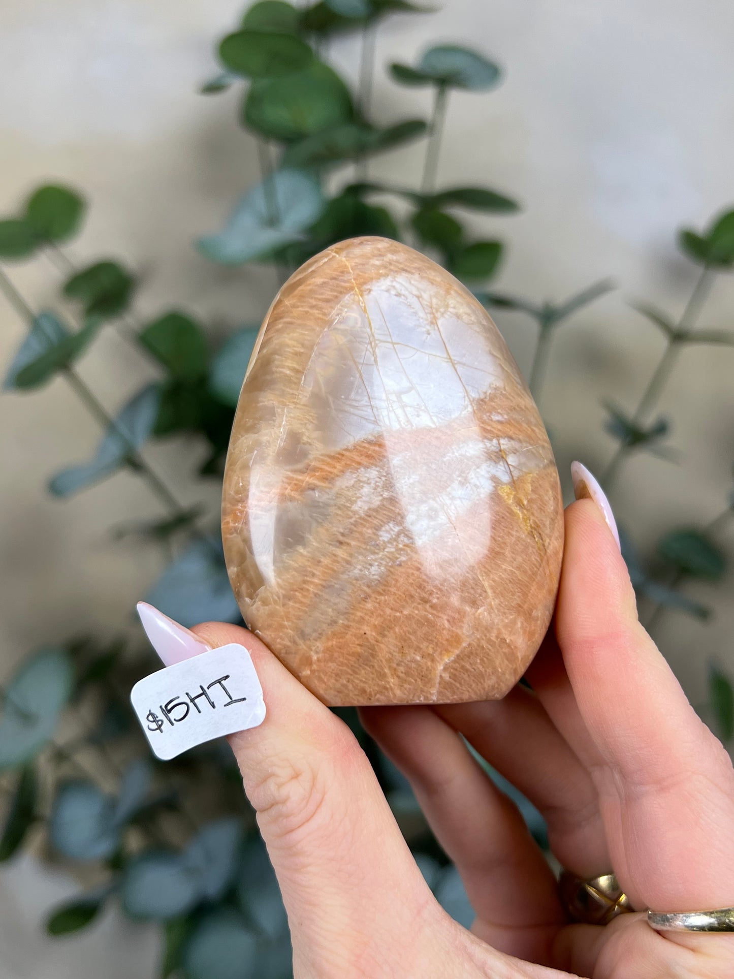 Peach Moonstone Freeforms (15HI, 15HJ)