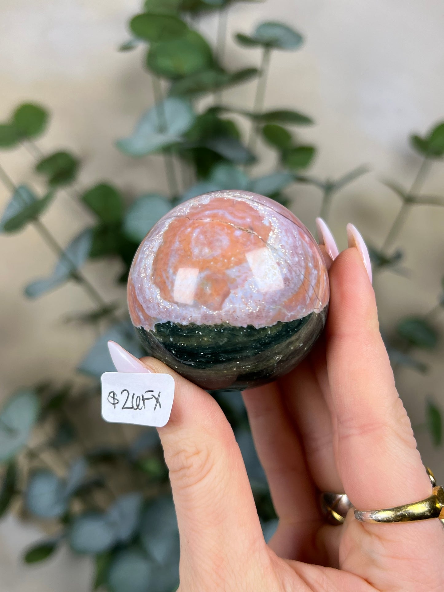 Sea Jasper Spheres (26FX, 26FY, 26FZ)