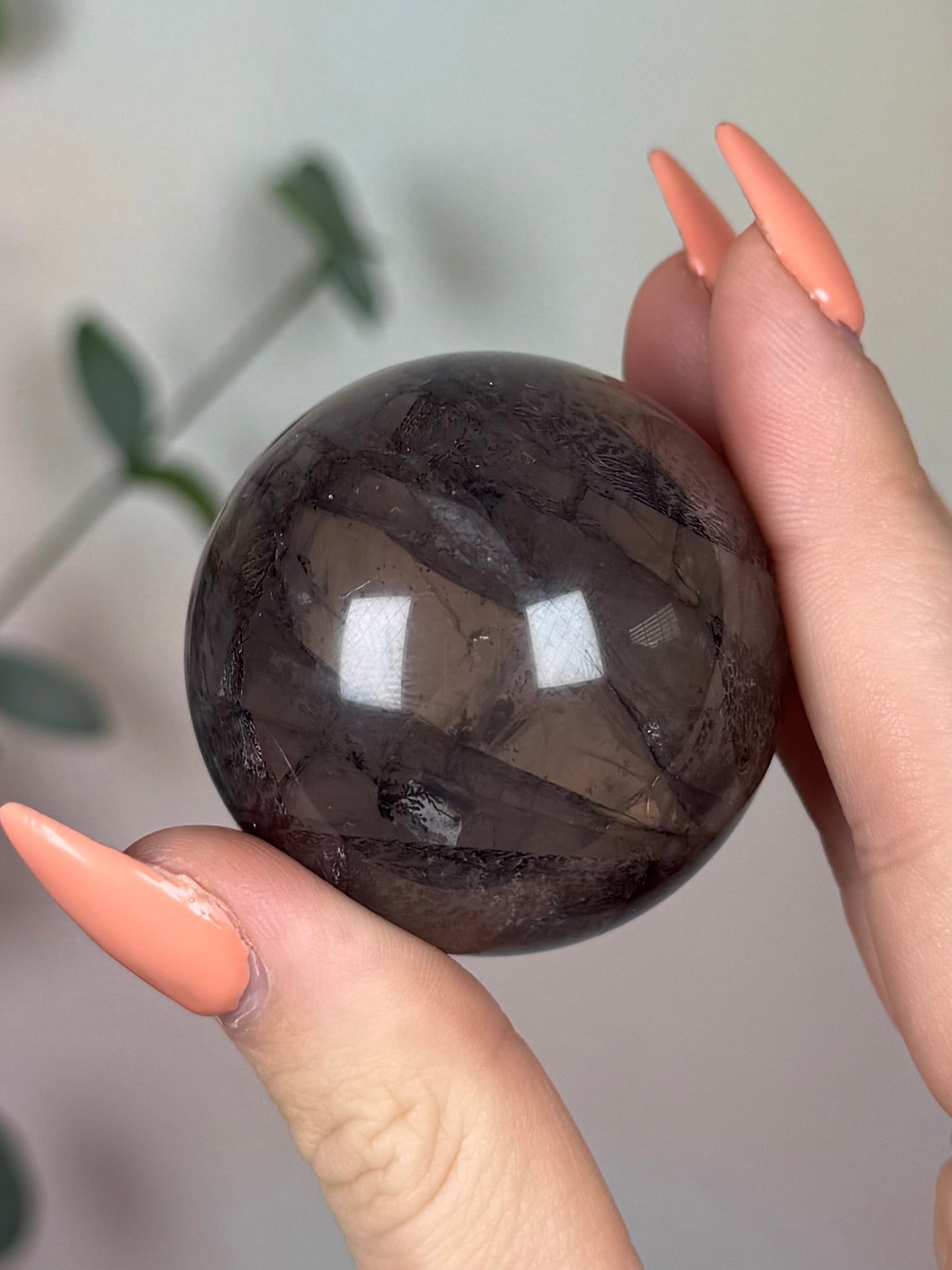 Dendritic Quartz Sphere (119AA)