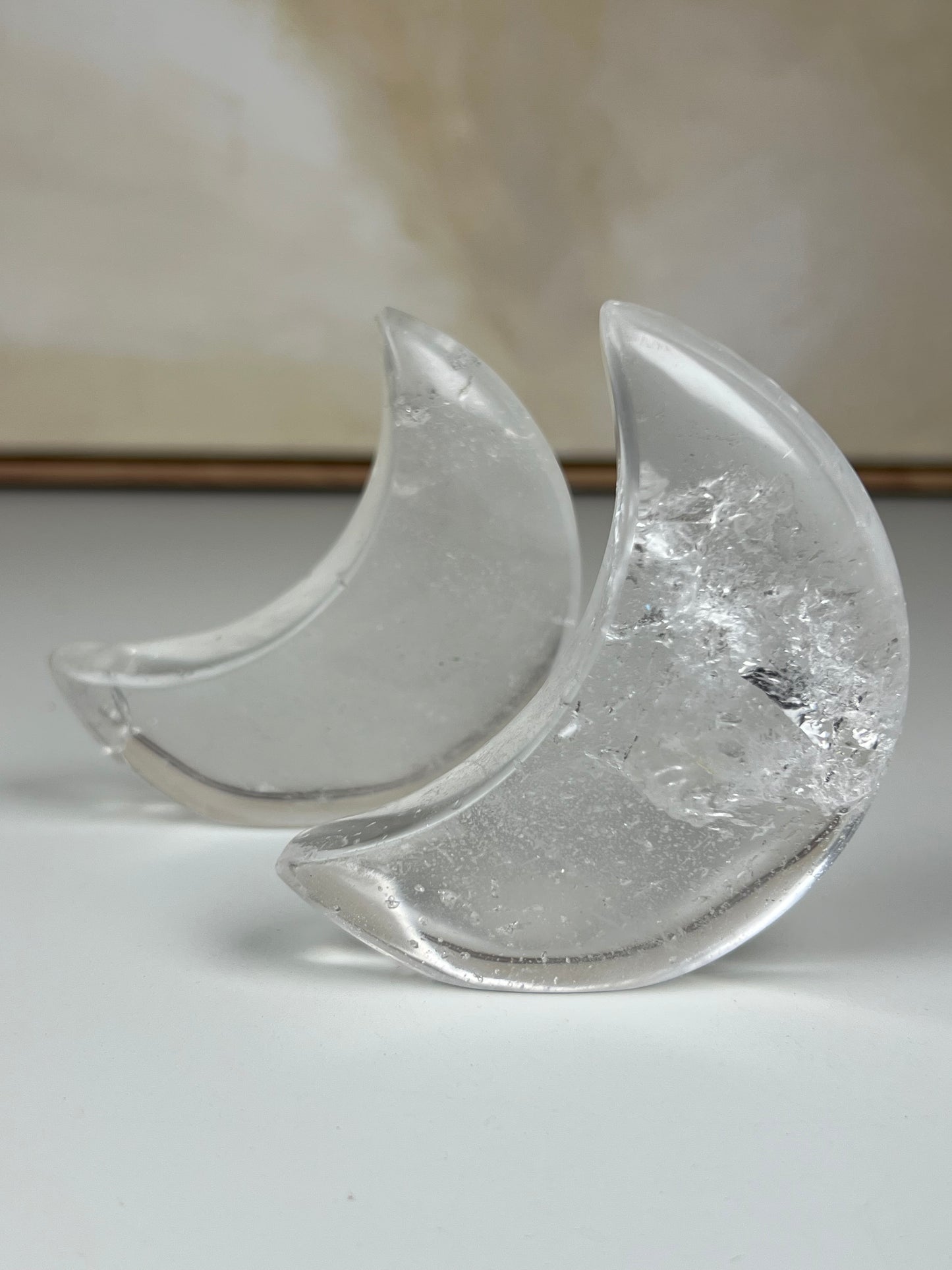Clear Quartz Standing Moons (39EV, 39EW)