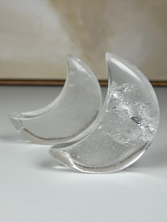 Clear Quartz Standing Moons (39EV, 39EW)