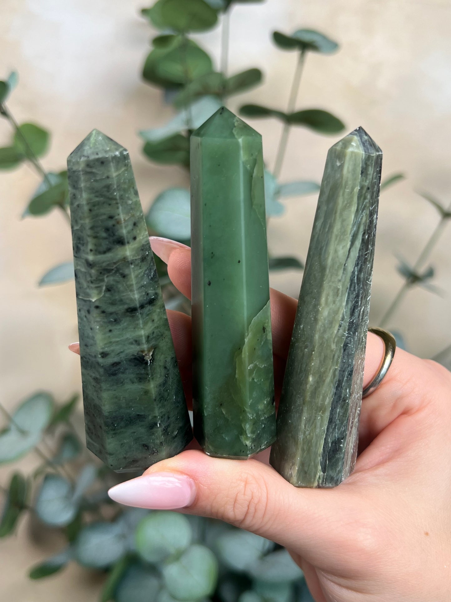 Nephrite Jade Towers, Canada (4 sizes)