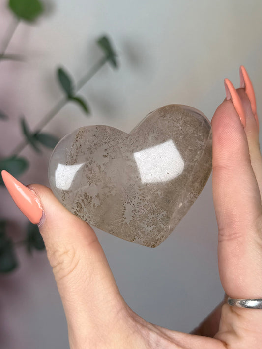 Dendritic Quartz Heart (27AP)