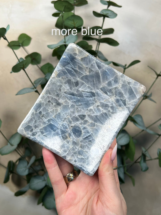 Blue Calcite Dishes