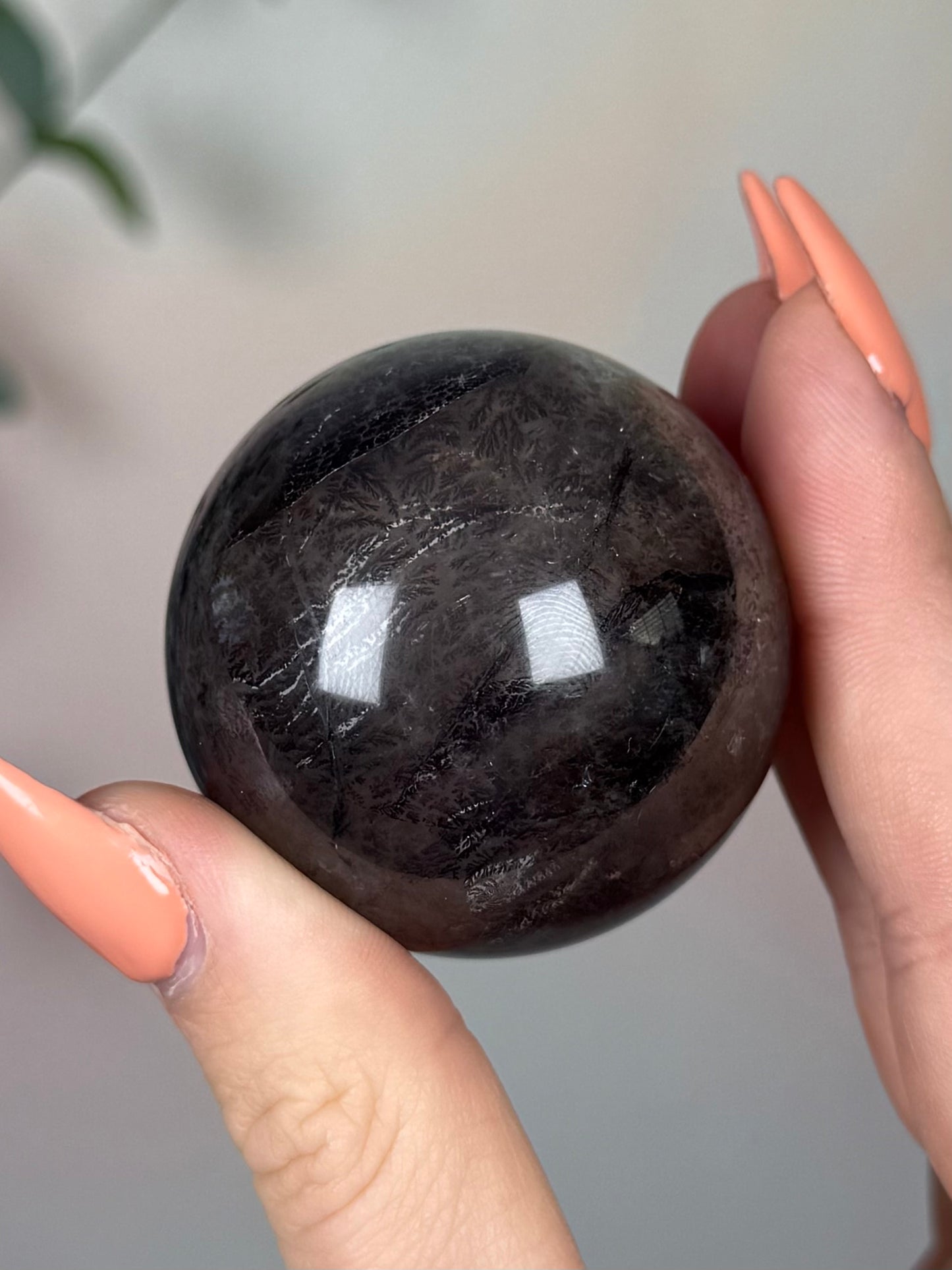 Dendritic Quartz Sphere (119AA)