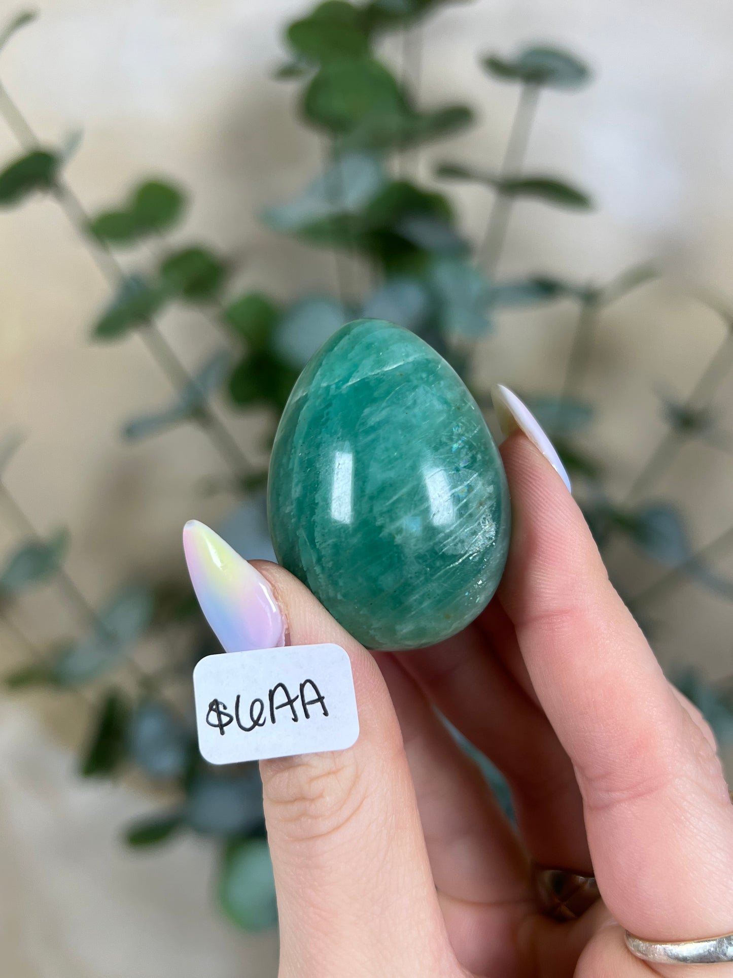 Amazonite Eggs (6AA-8AC)