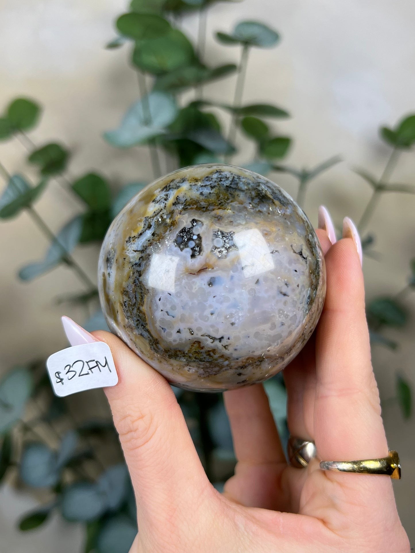 Sea Jasper Spheres (32FM, 33FA)