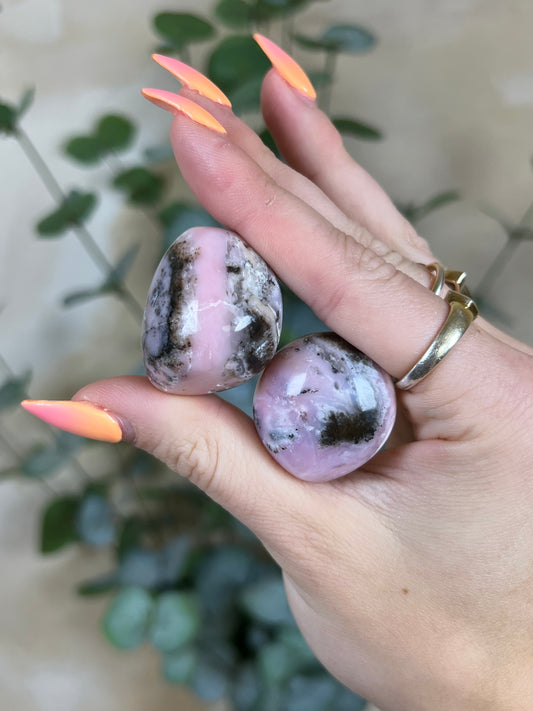 Pink Opal Tumbles