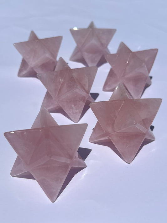 Rose Quartz Merkaba