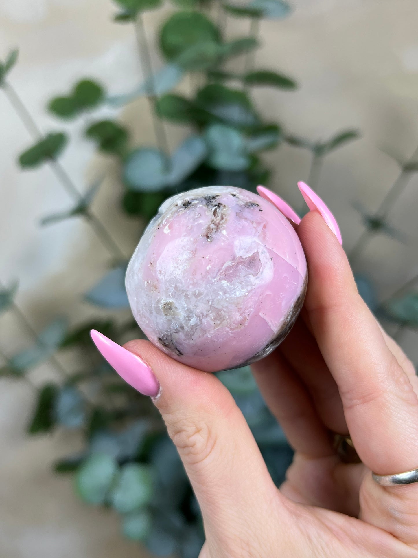Pink Opal Sphere (27AI)