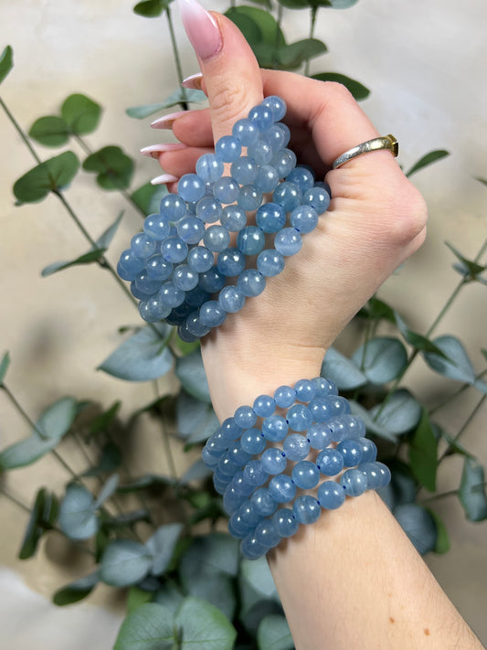 Blue Calcite Bracelets (two sizes)