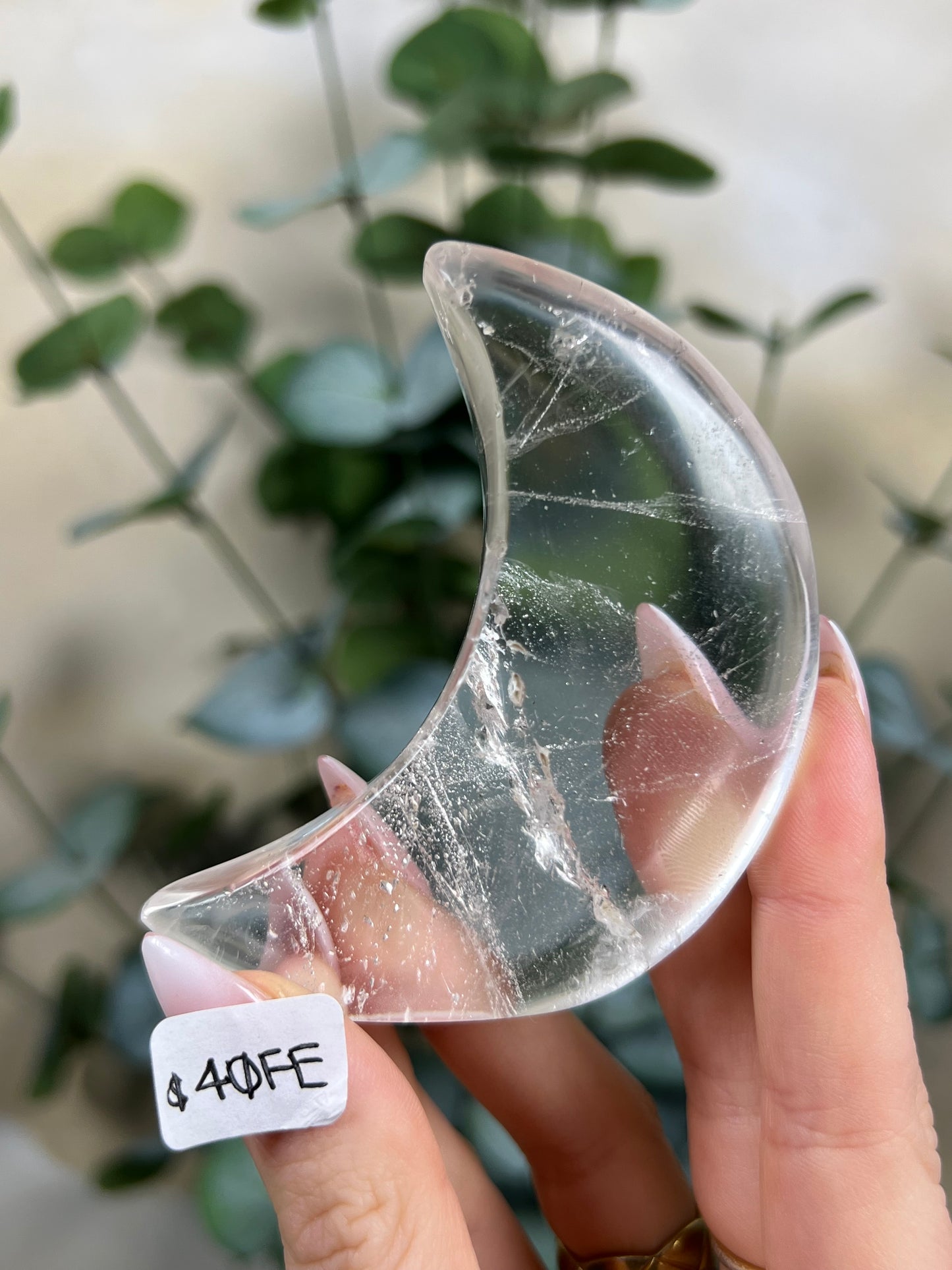 Clear Quartz Standing Moons (40FE, 40FG)