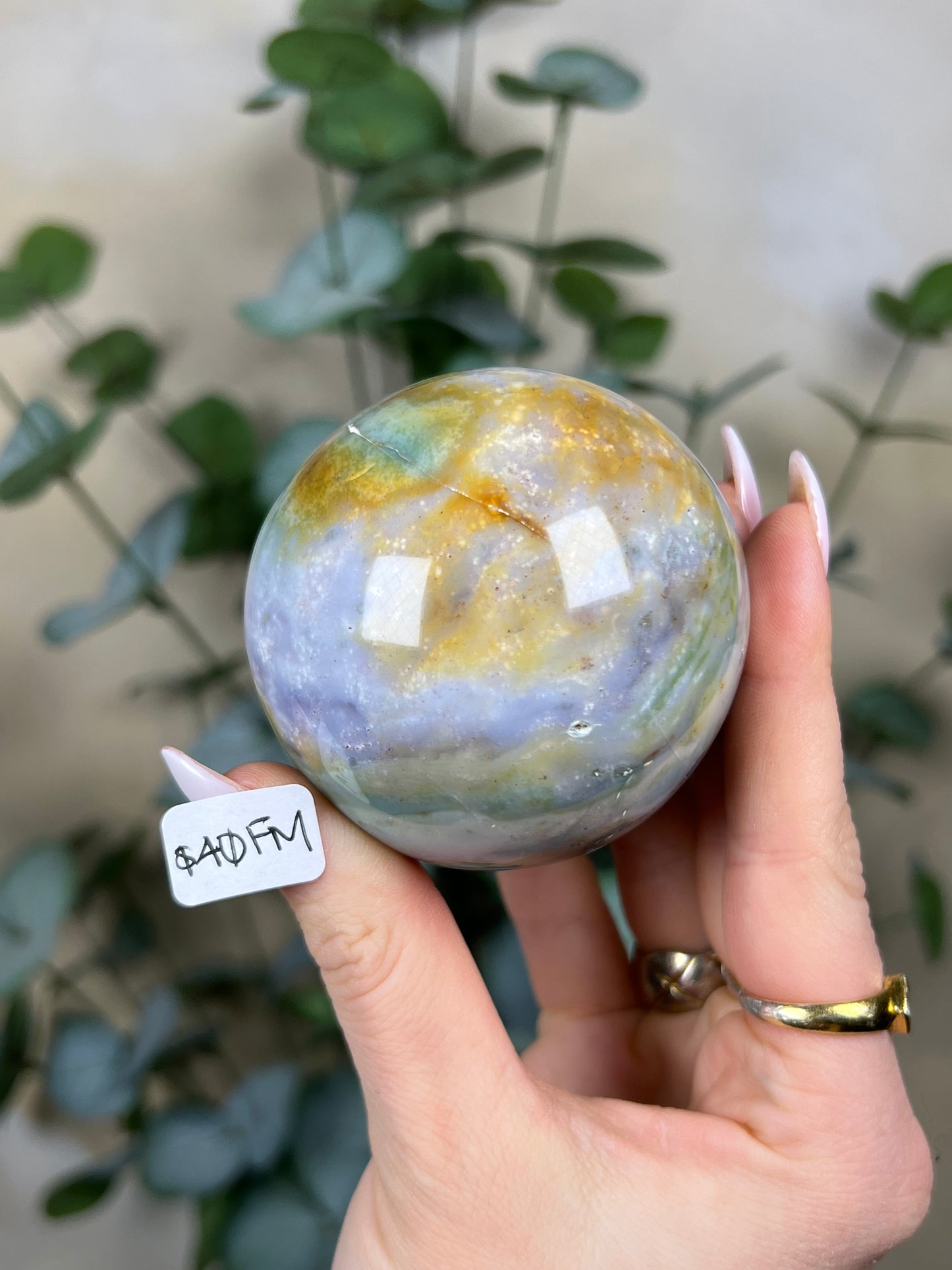 Sea Jasper Spheres (37FH, 40FM)