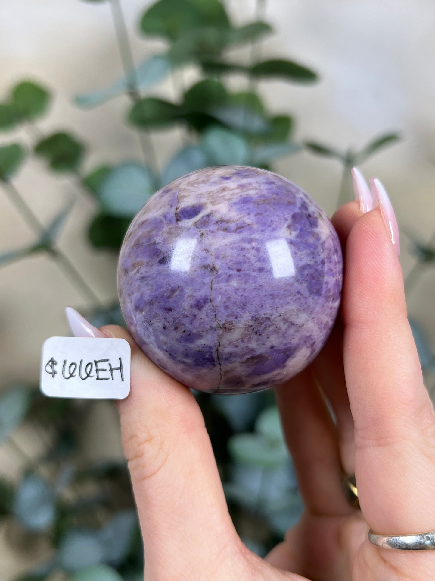 Lavender Jade Spheres (66EH, 66EI)