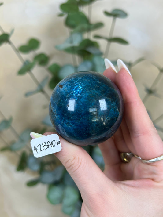 Blue Apatite Spheres (23AD, 25AA)