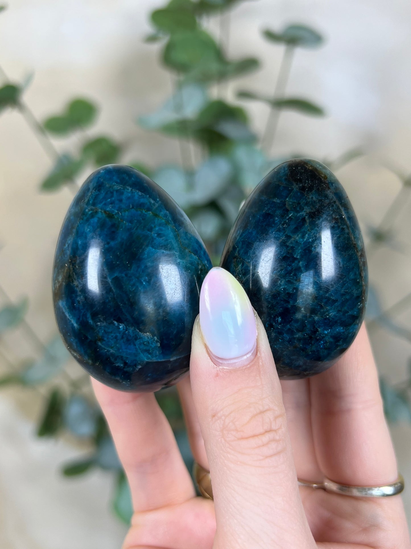 Blue Apatite Eggs (11AB, 12AC)