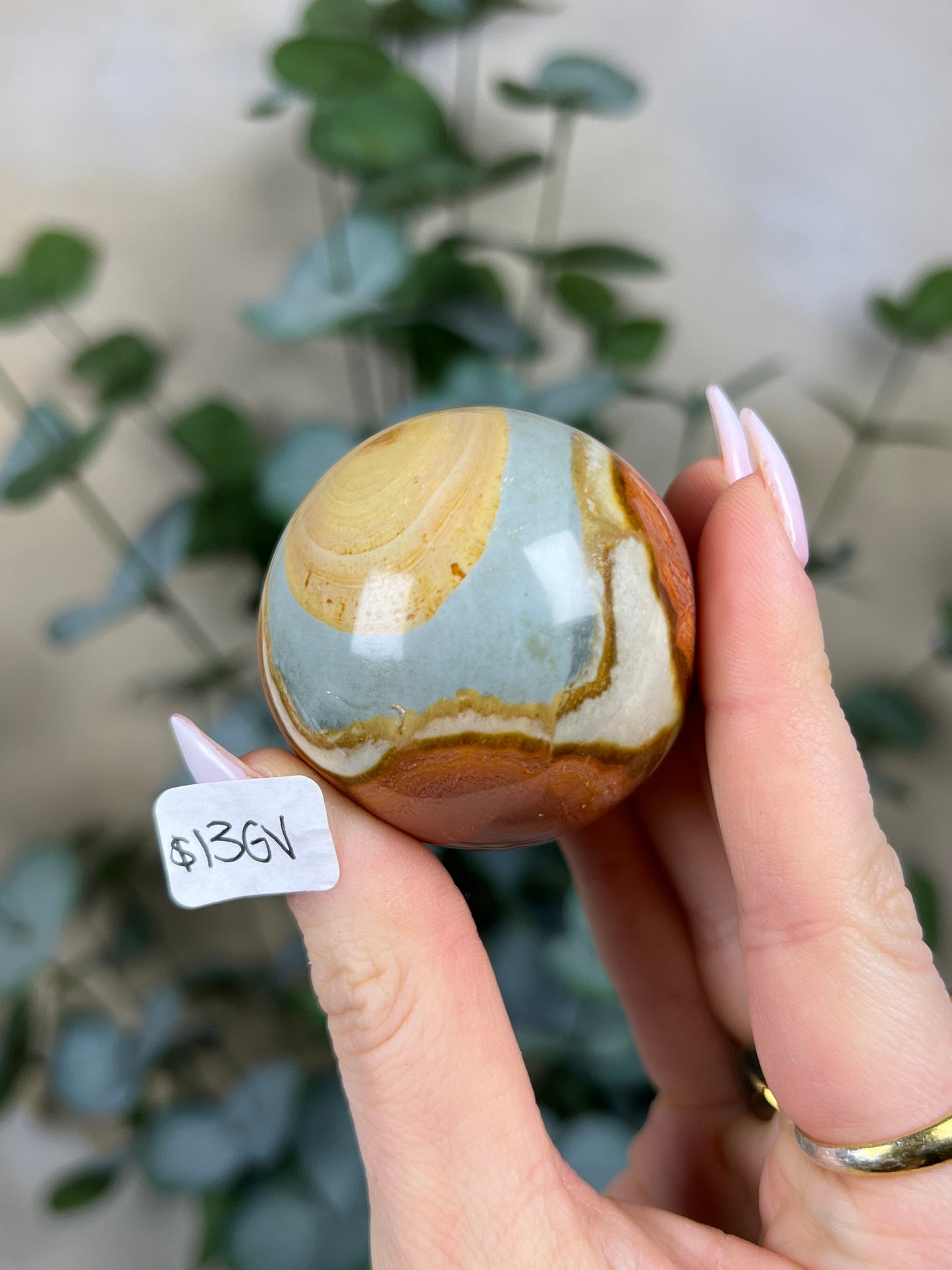 Polychrome Jasper Spheres (13GV, 16GS, 23GH)