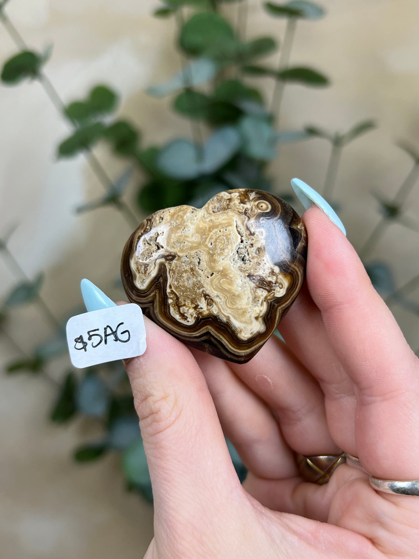 Chocolate Calcite Hearts (5 options)