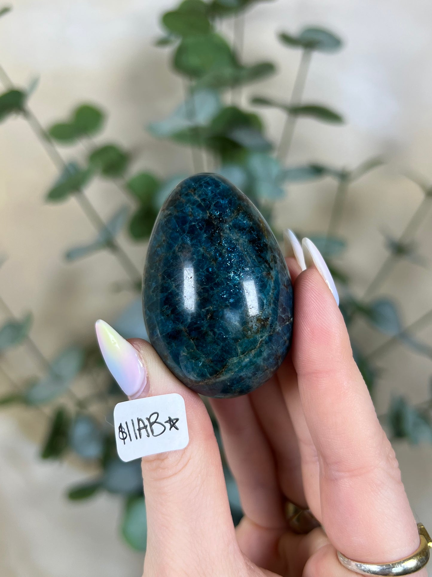 Blue Apatite Eggs (11AB, 12AC)
