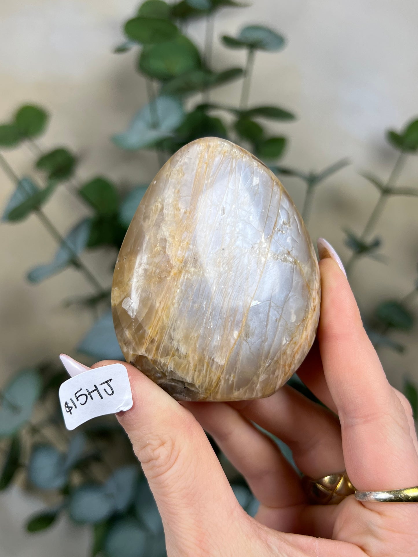 Peach Moonstone Freeforms (15HI, 15HJ)